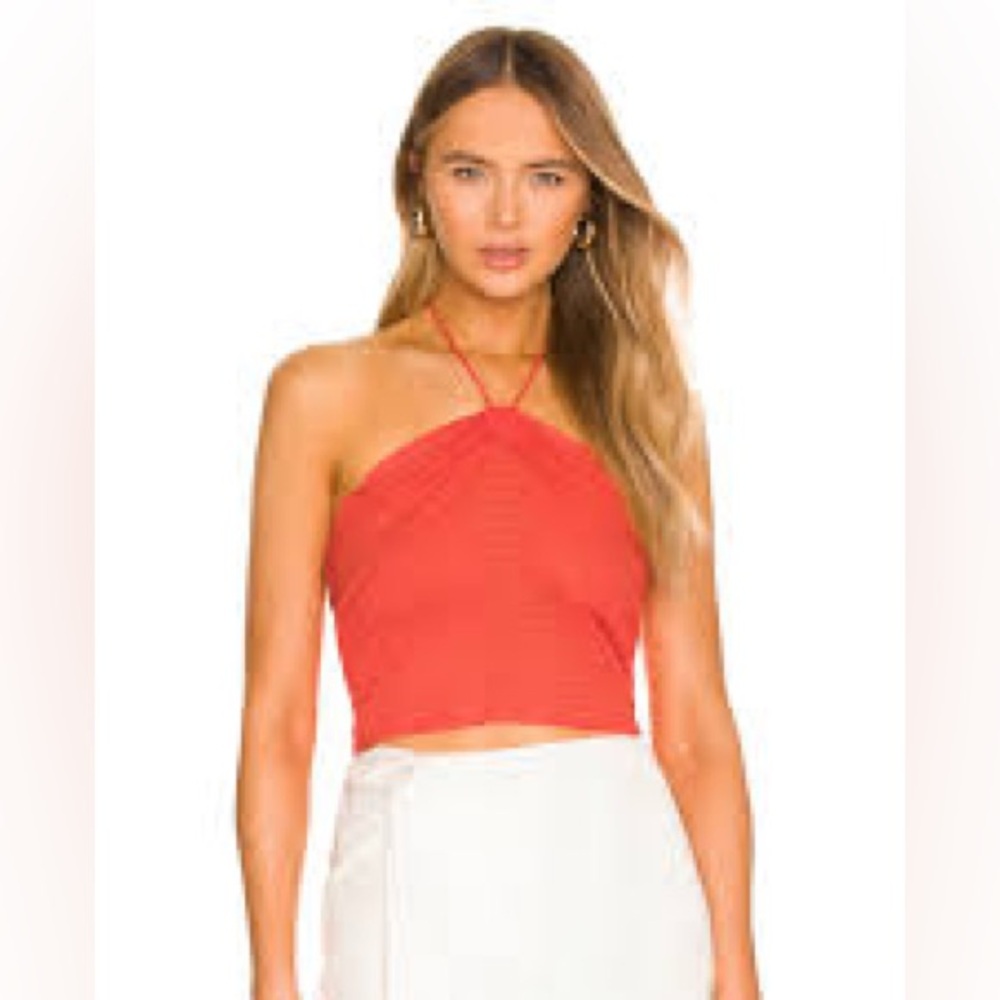 525 America Tube Top, Papaya, Size S, NWT!